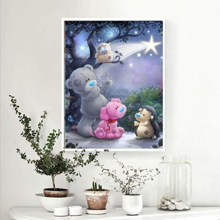 Full Drill - 5D DIY Diamond Painting Kits Cartoon Warm Cute 