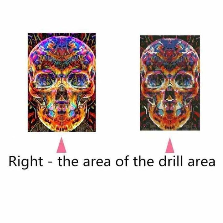 Full Drill - 5D DIY Diamond Painting Kits Colorful Fire 