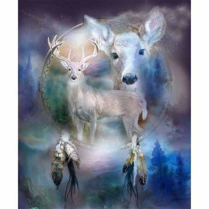 Full Drill - 5D DIY Diamond Painting Kits Deer Dream Catcher