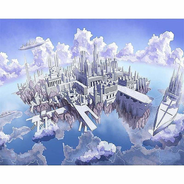 Full Drill - 5D DIY Diamond Painting Kits Dream Castle in 