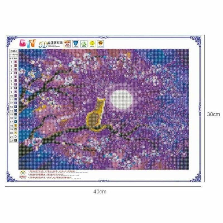 Full Drill - 5D DIY Diamond Painting Kits Dream Cat In The 