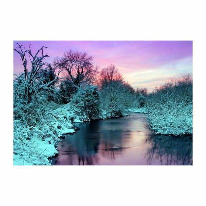 Full Drill - 5D DIY Diamond Painting Kits Dream Landscape Lake - NEEDLEWORK KITS