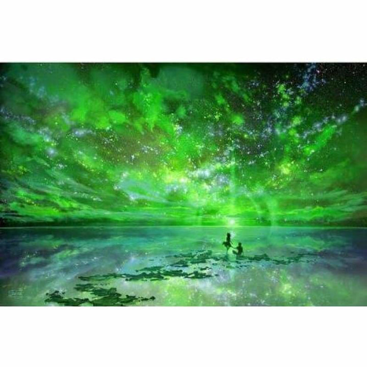 Full Drill - 5D DIY Diamond Painting Kits Dream Love Green 