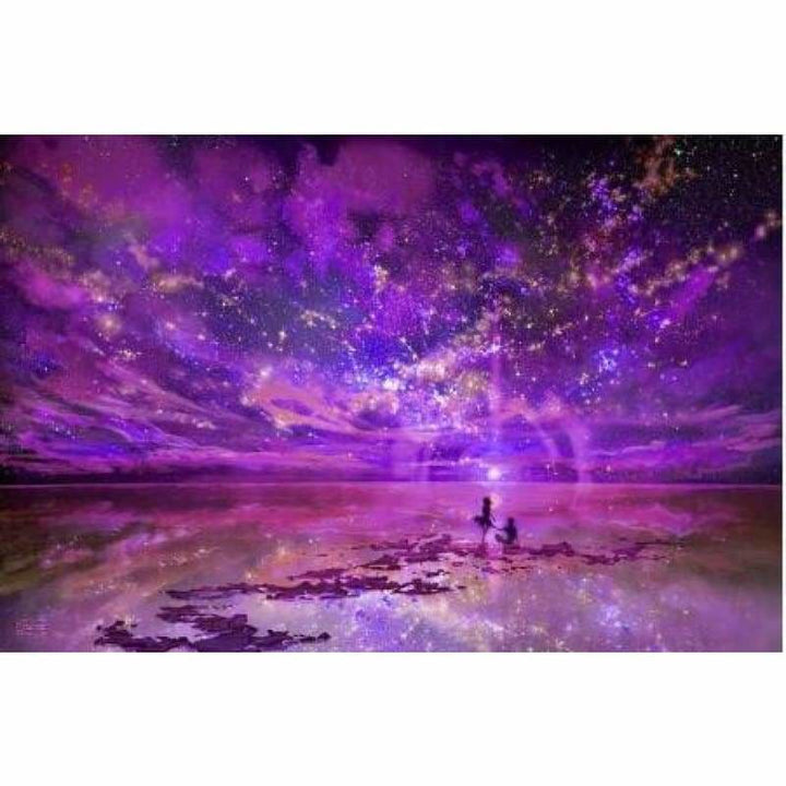 Full Drill - 5D DIY Diamond Painting Kits Dream Love Purple 