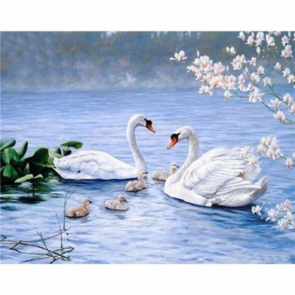 Full Drill - 5D DIY Diamond Painting Kits Dream Loving White