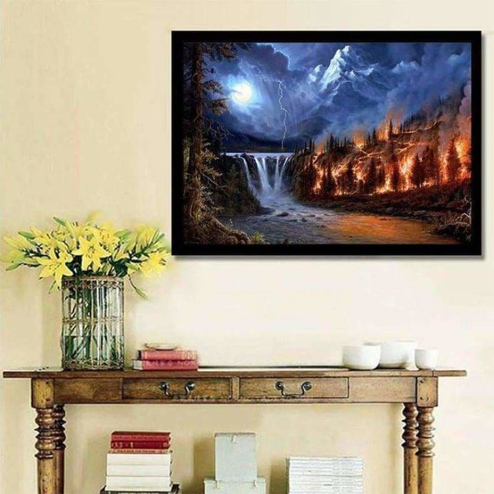 Full Drill - 5D DIY Diamond Painting Kits Dream Mountain 