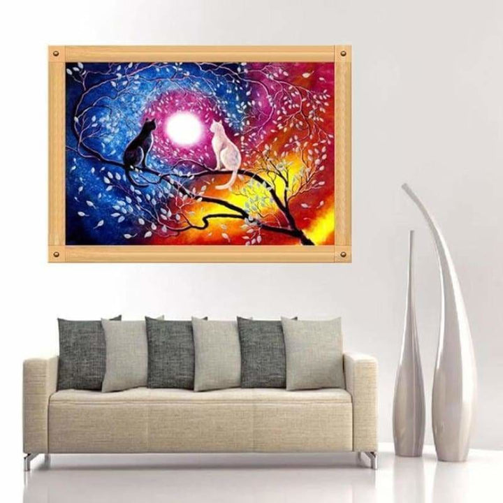 Full Drill - 5D DIY Diamond Painting Kits Dream Night Double