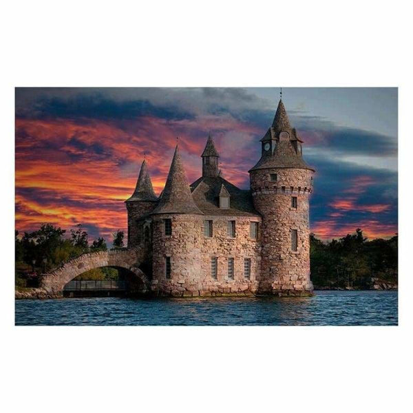 Full Drill - 5D DIY Diamond Painting Kits Dream Old Castle -