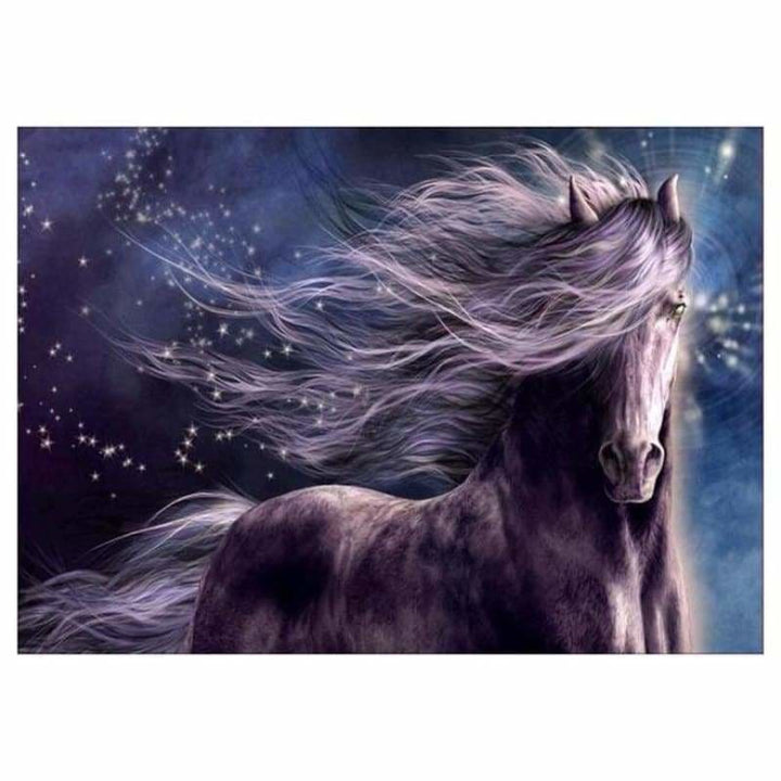 Full Drill - 5D DIY Diamond Painting Kits Elegant Horse - 4