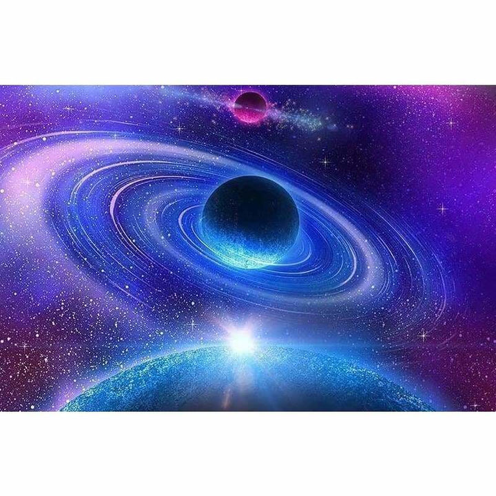 Full Drill - 5D DIY Diamond Painting Kits Fantastic Dream Planetary Universe - NEEDLEWORK KITS