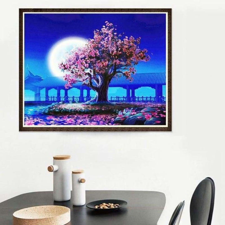 Full Drill - 5D DIY Diamond Painting Kits Fantasy Moon Night