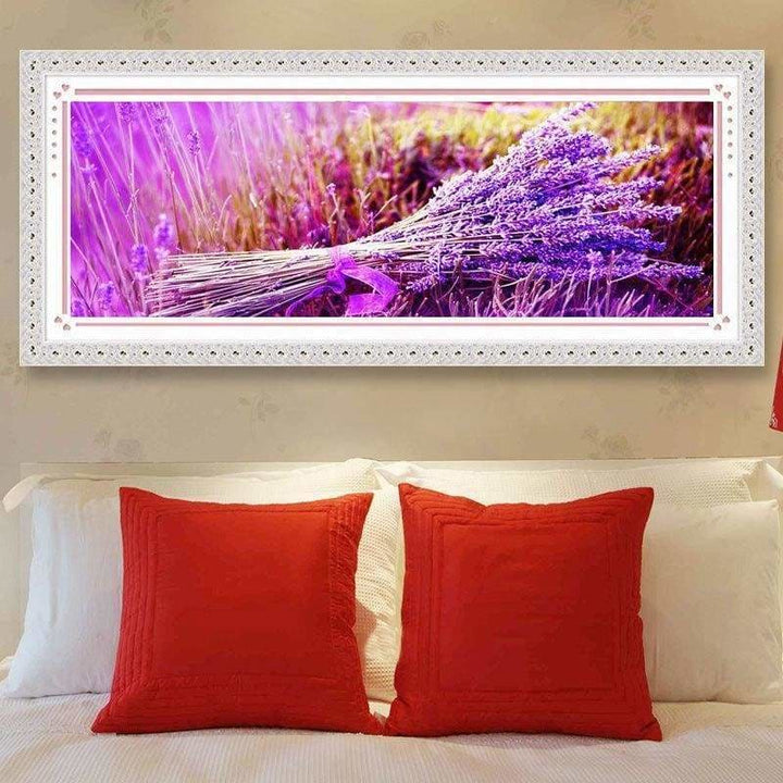 Full Drill - 5D DIY Diamond Painting Kits Lavender Bouquet -