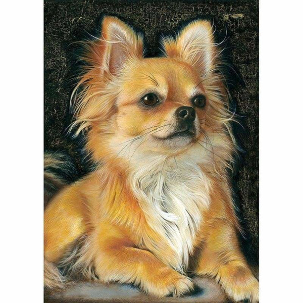 Full Drill - 5D DIY Diamond Painting Kits Little Yellow Dog 