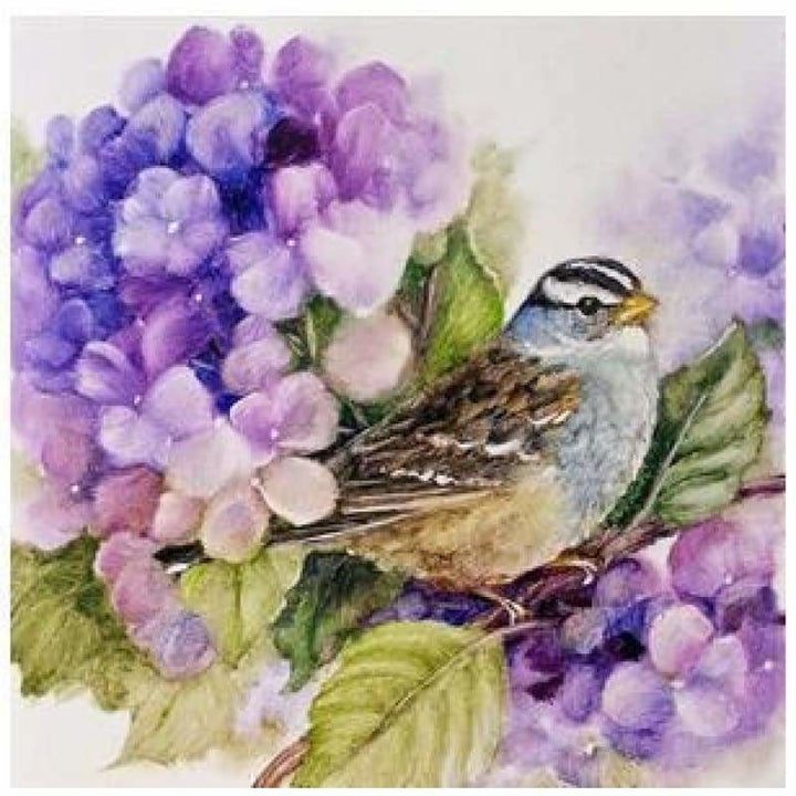 Full Drill - 5D DIY Diamond Painting Kits Love Bird Flowers 