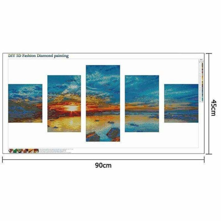 Full Drill - 5D DIY Diamond Painting Kits Multi Panel 