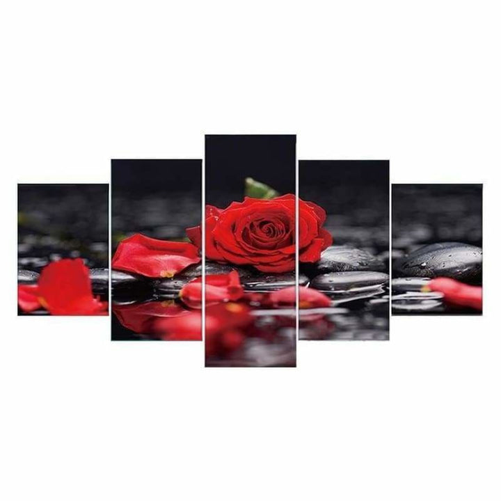 Full Drill - 5D DIY Diamond Painting Kits Multi Panel Rose -