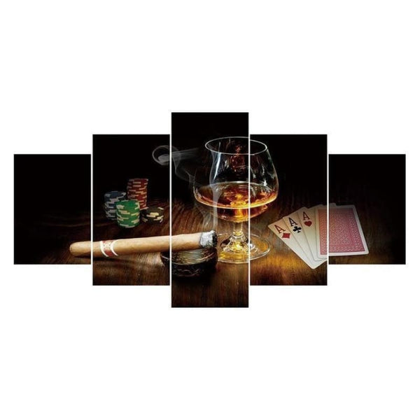 Full Drill - 5D DIY Diamond Painting Kits Multi Panel Wine 