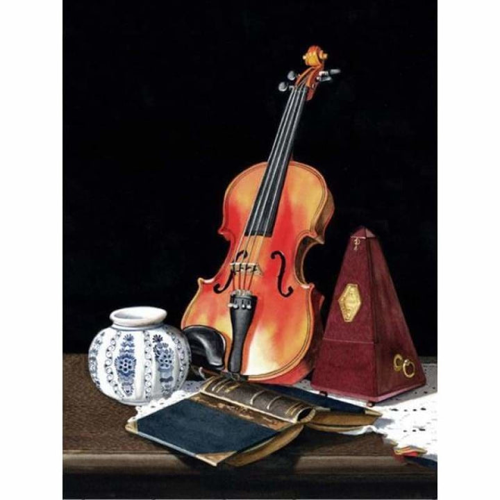 Full Drill - 5D DIY Diamond Painting Kits Music Guitar Book 