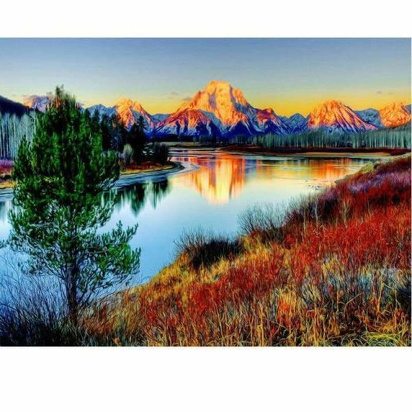 Full Drill - 5D DIY Diamond Painting Kits Natural Mountain - NEEDLEWORK KITS