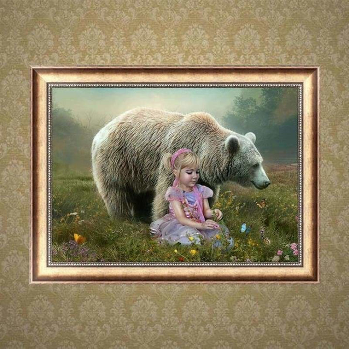 Full Drill - 5D DIY Diamond Painting Kits Pretty Little Girl