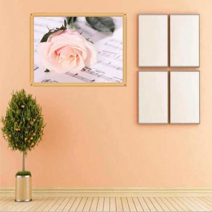 Full Drill - 5D DIY Diamond Painting Kits Pretty Pink Rose -