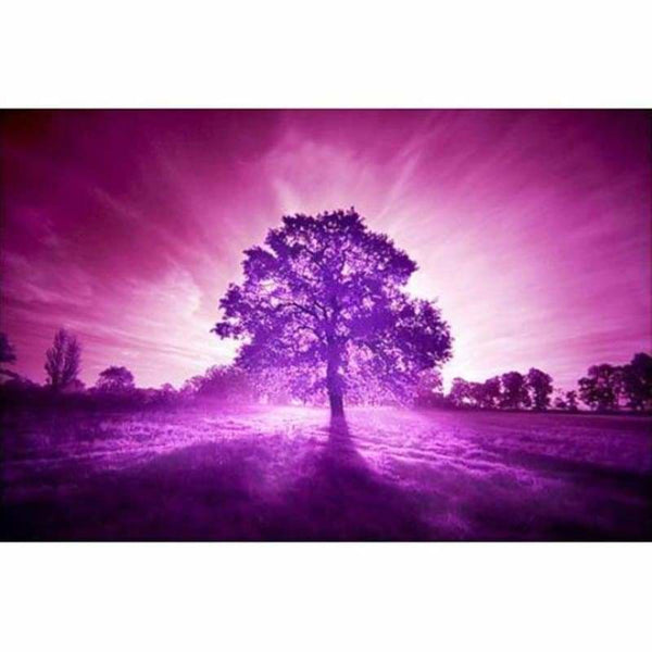 Full Drill - 5D DIY Diamond Painting Kits Purple style 