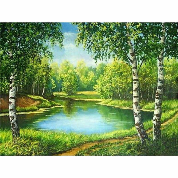 Full Drill - 5D DIY Diamond Painting Kits Quiet And Beautiful Natural Scene - NEEDLEWORK KITS