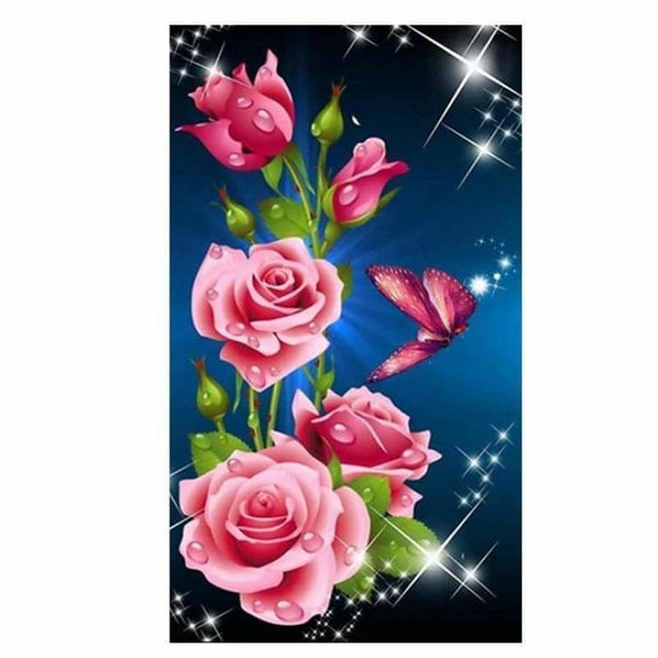 Full Drill - 5D DIY Diamond Painting Kits Romantic Roses and