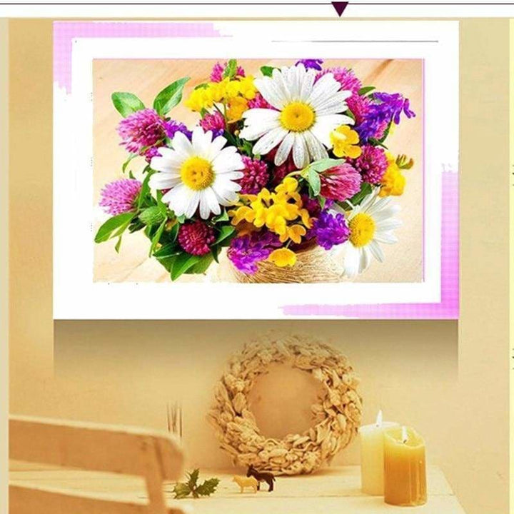 Full Drill - 5D DIY Diamond Painting Kits Warm Daisy Flowers