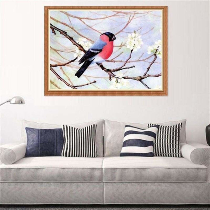 Full Drill - 5D DIY Diamond Painting Kits Winter Bird on the