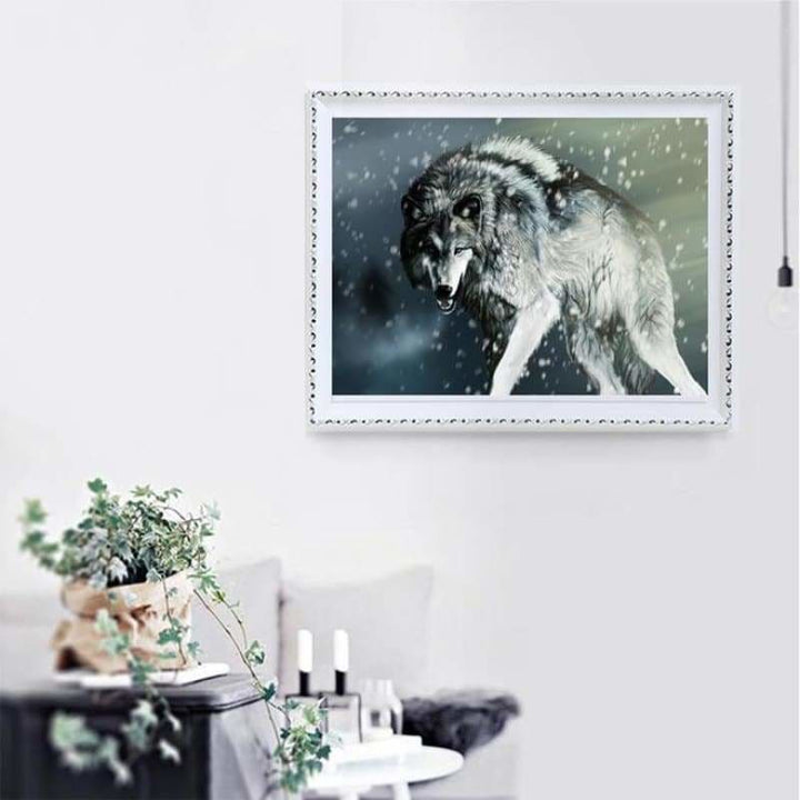 Full Drill - 5D DIY Diamond Painting Kits Winter Black And 