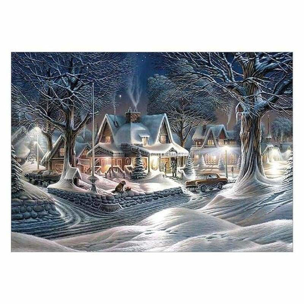Full Drill - 5D DIY Diamond Painting Kits Winter Landscape 