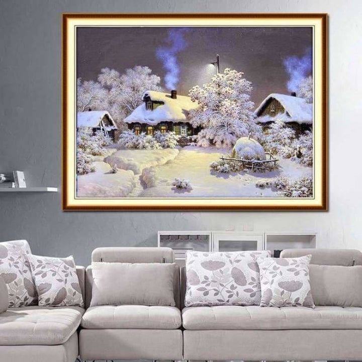 Full Drill - 5D DIY Diamond Painting Kits Winter Village 