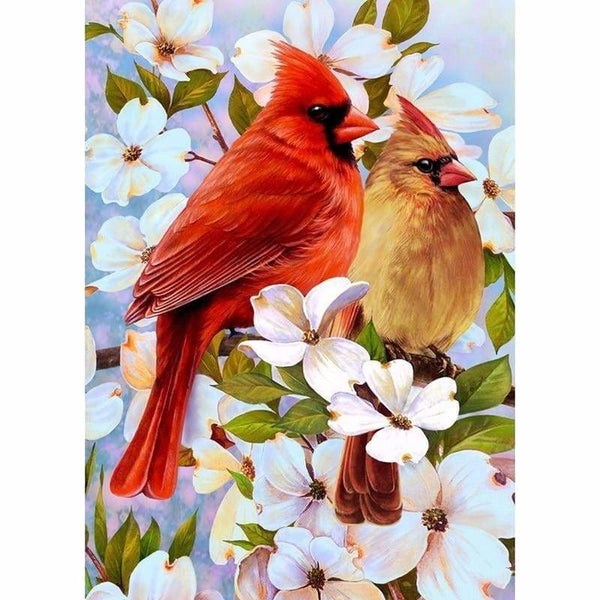 Full Drill - 5D DIY Diamond Painting Spring Birds Embroidery