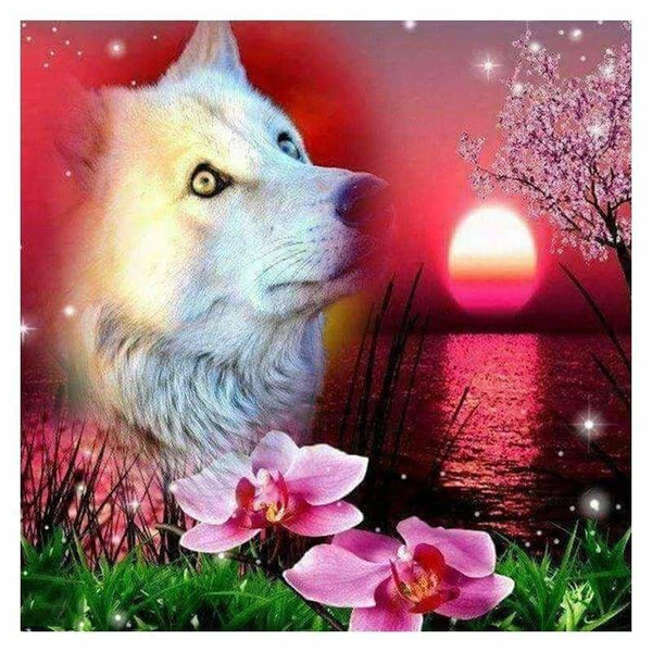 Full Drill - Full Drill - 5D DIY Diamond Painting Wolf 