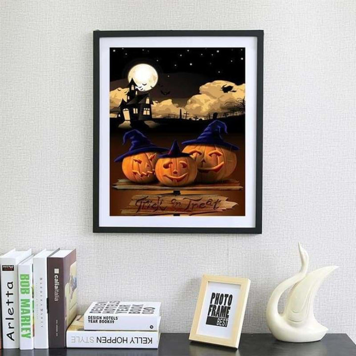 Halloween Pumpkin Full Drill - 5D Diy Diamond Painting Kits 