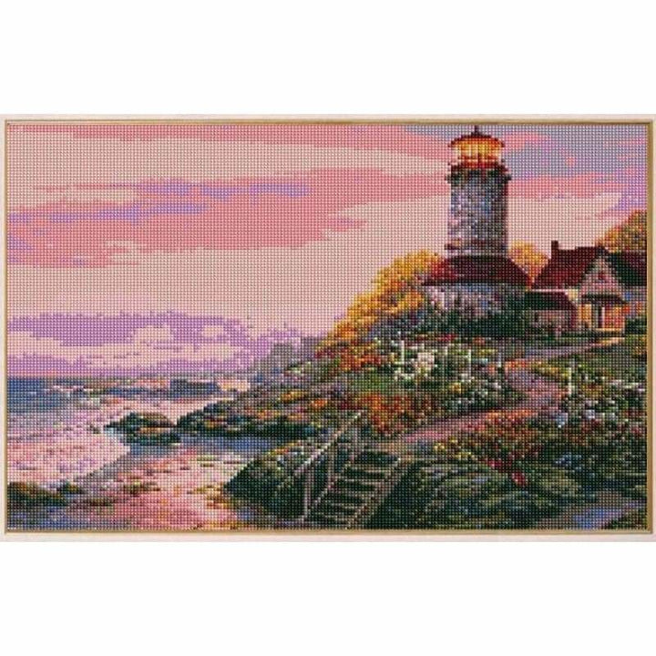 Hot Sale Landscape Lighthouse Pattern Diy Full Drill - 5D 