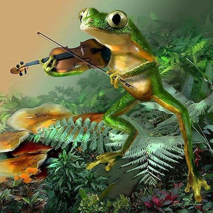 Modern Art Frog Full Drill - 5D Diy Diamond Painting Kits 