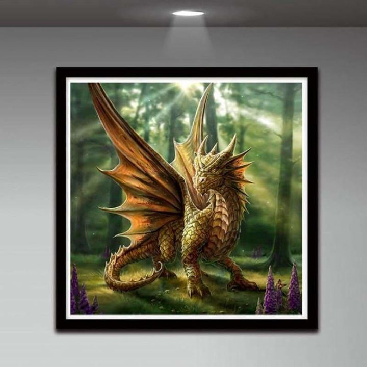 New Arrival Dragon Diamond Painting Kits For kids AF9126