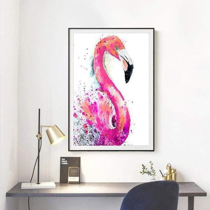 Full Drill - 5D DIY Diamond Painting Kits Animal Flamingo - NEEDLEWORK KITS