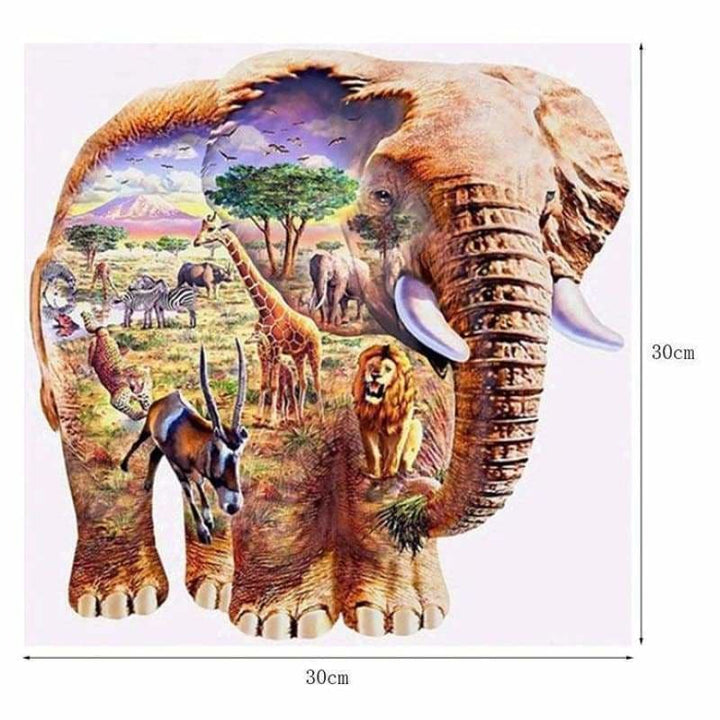 New Best Modern Art Elephant Diy Full Drill - 5D Diamond 