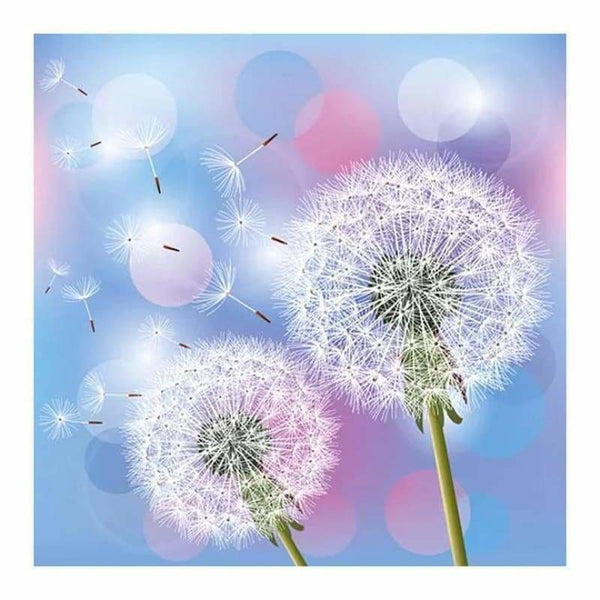 New Dandelion Diy Full Drill - 5D Crystal Diamond Painting 