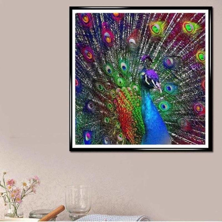 New Dream Elegant Peacock Full Drill - 5D Diamond Painting 