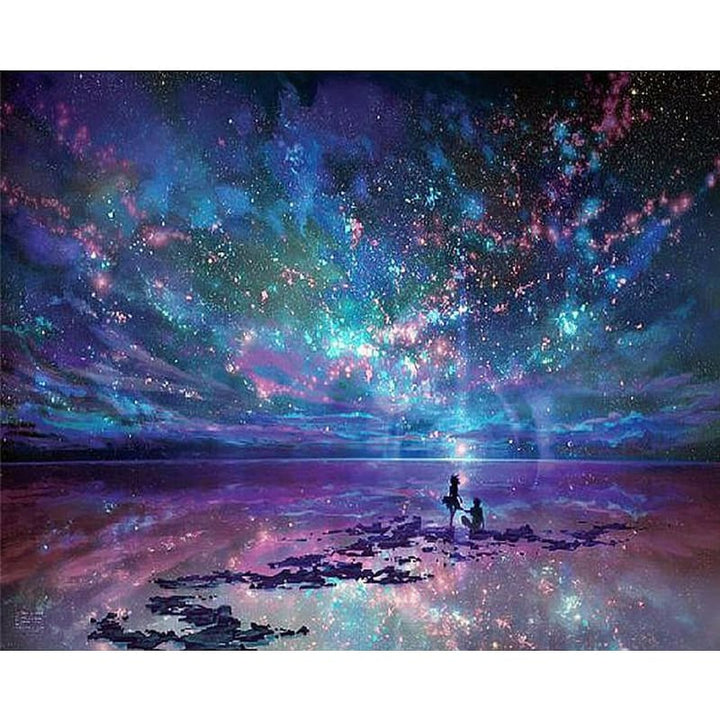 New Dream Night Starry Sky Landscape Full Drill - 5D Diamond