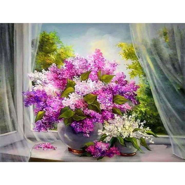 New Hot Sale Colorful Flower Full Drill - 5D Diy Diamond 