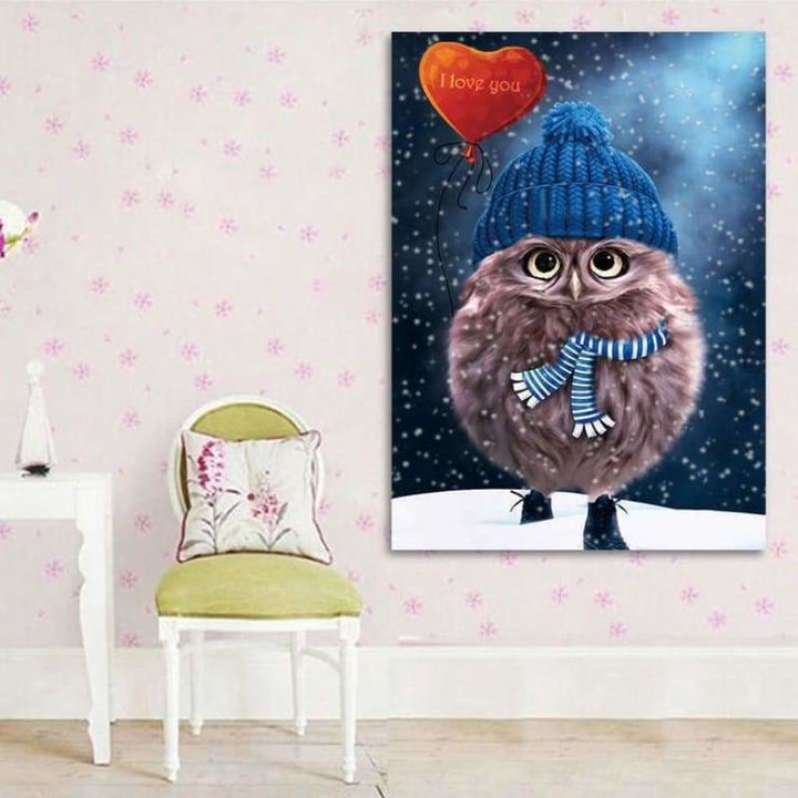 New Hot Sale Owl Needlework Full Drill - 5D Diy Diamond 