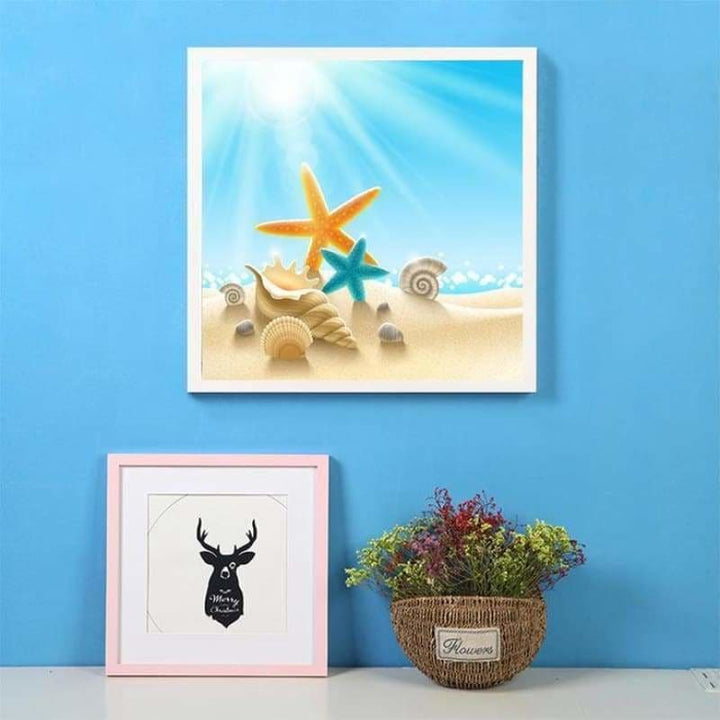 New Hot Sale Starfish Summer Party Full Drill - 5D Diy 