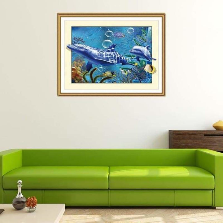 New Special Dolphin Full Drill - 5D Diy Diamond Painting 