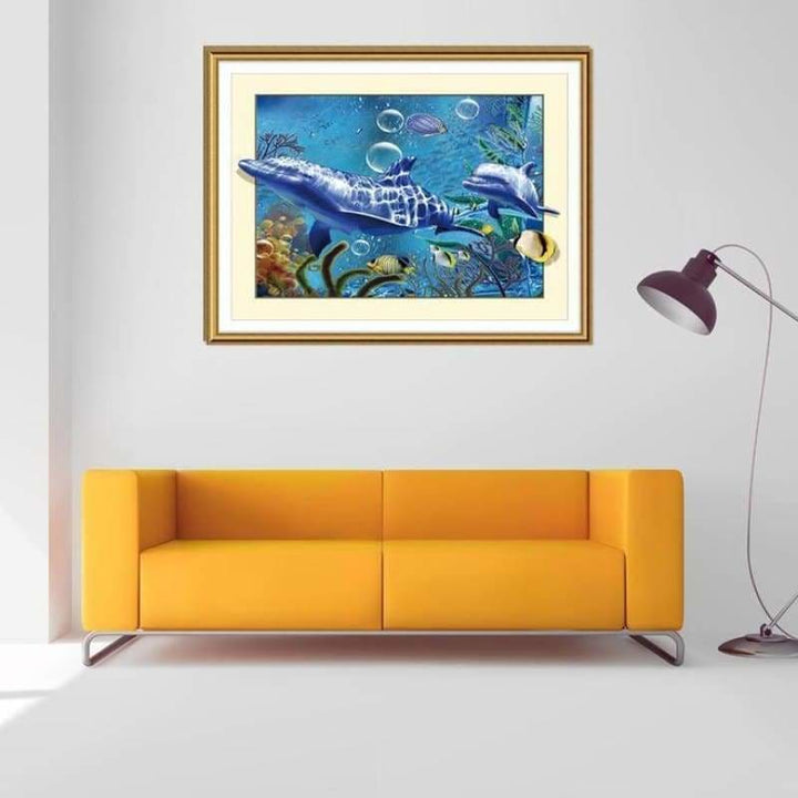 New Special Dolphin Full Drill - 5D Diy Diamond Painting 