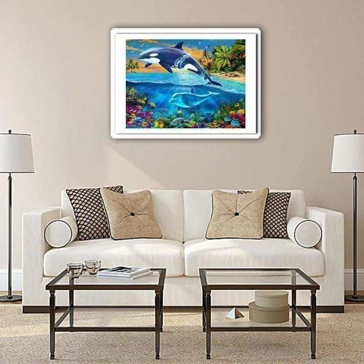 New Special Dolphin Full Drill - 5D Diy Diamond Painting 